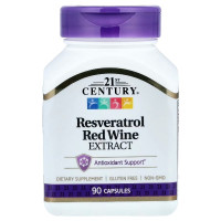 Ресвератрол 21st Century Resveratrol Red Wine Extract 90 Caps