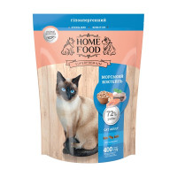  HOME FOOD Сухий корм для дорослих котів «Морський коктейль» CAT ADULT Гіпоалергенний 400 г