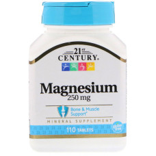 Мікроелемент Магній 21st Century Magnesium 250 mg 110 Tabs