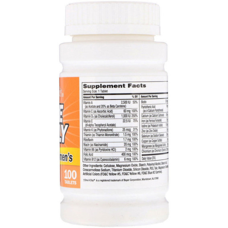 Витаминно-минеральный комплекс 21st Century One Daily Women's, Multivitamin Multimineral 100 Tabs