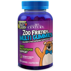 Мультивітаміни 21st Century Zoo Friends Multi Gummies Plus Extra C 60 Gummies
