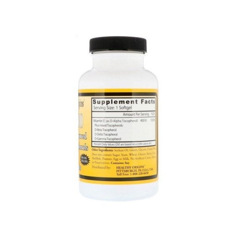 Вітамін E Healthy Origins E-400 90 Softgels