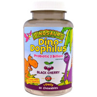 Пробіотик KAL Dino-Dophilus 60 Chewables Black Cherry CAL-50200