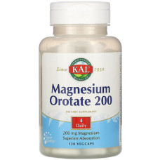 Мікроелемент Магній KAL Magnesium Orotate 200 mg 120 Veg Caps