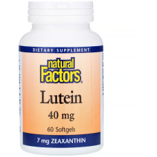 Лютеїн Natural Factors Lutein 40 mg 60 Softgels NFS01035