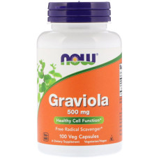 Гравіола NOW Foods Graviola 500 mg 100 Veg Caps