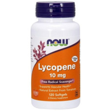 Лікопін NOW Foods Lycopene 10 mg 120 Softgels