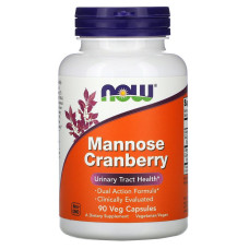 Журавлина NOW Foods Mannose Cranberry 90 Veg Caps