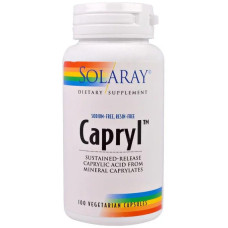 Коплекс для профілактики Кандидозу/Молочниці Solaray Capryl Sustained-Release 100 Veg Caps