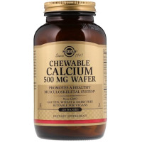 Микроэлемент Кальций Solgar Chewable Calcium 500 mg 120 Wafers SOL-00410