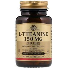 Теанін Solgar L-Theanine Free Form 150 mg 60 Veg Caps