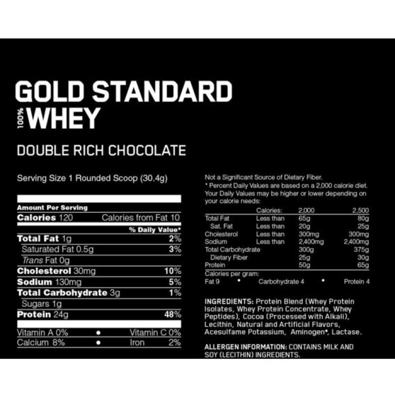 Протеїн Optimum Nutrition 100% Whey Gold Standard 4540 g /146 servings/ Double Rich Chocolate