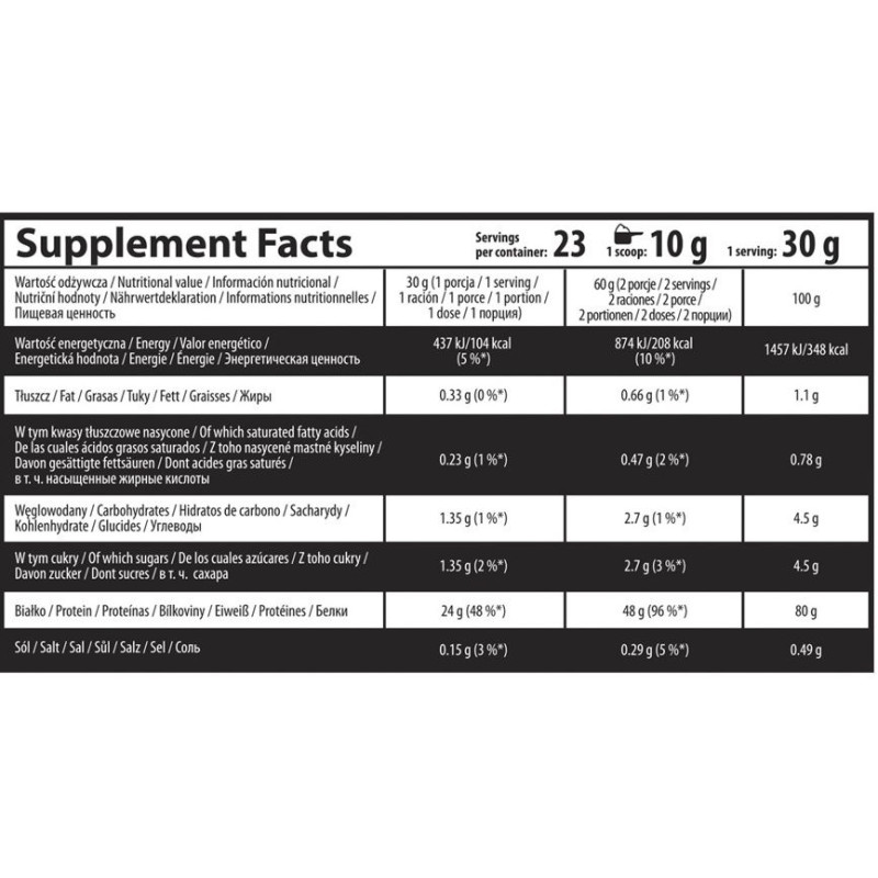 Протеїн OstroVit Micellar Casein 700 g /23 servings/ Vanilla