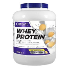 Протеїн OstroVit Whey Protein 2000 g /66 servings/ Sponge Cake