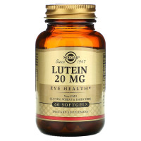 Лютеїн Solgar Lutein 20 mg 60 Softgels