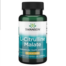 Цитрулін Swanson L-Citrulline Malate 750 mg 60 Caps