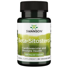Комплекс для здоров'я передміхурової залози Swanson Beta-Sitosterol 320 mg 30 Veg Caps