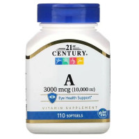 Вітамін A 21st Century Vitamin A 3000 mcg 110 Softgels