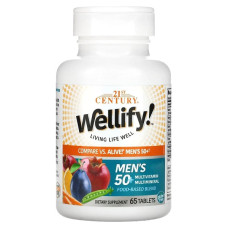 Вітамінно-мінеральний комплекс 21st Century Wellify, Men's 50+ Multivitamin Multimineral 65 Tabs