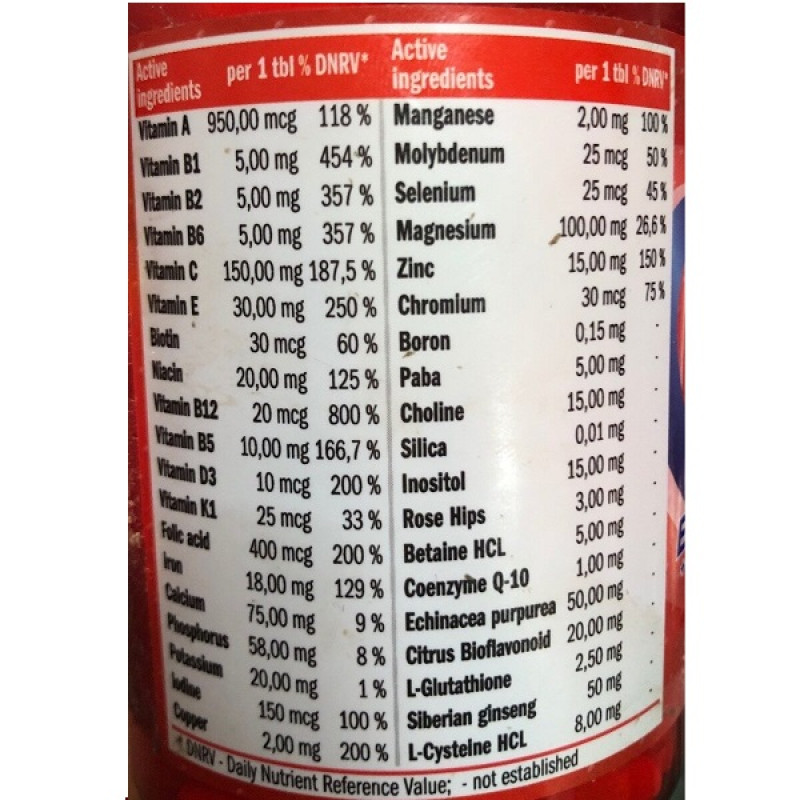 Вітамінно-мінеральний комплекс для спорту Amix Nutrition MultiMega Stack 60 Tabs