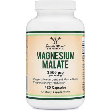 Мікроелемент Магній Double Wood Magnesium Malate 500 mg 420 Caps