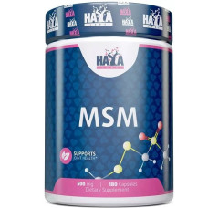 Препарат для суглобів та зв'зок Haya Labs MSM 500 mg 180 Caps