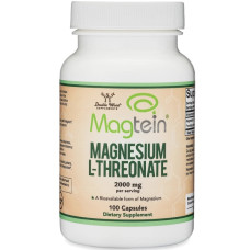 Мікроелемент Магній Double Wood Magnesium L-Threonate 2000 mg 100 Caps