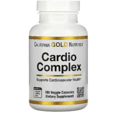 Комплекс для профілактики серця California Gold Nutrition Cardio Complex 180 Veg Caps