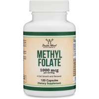 Фолієва кислота Double Wood Methylfolate 1000 mcg 5-MTHF (1700 DFE) 120 Caps