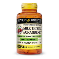 Суміш екстрактів Mason Natural Milk Thistle/Cranberr 60 Caps