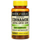 Комплекс для профілактики діабету Mason Natural Cinnamon Alpha Lipoic Acid 60 Caps