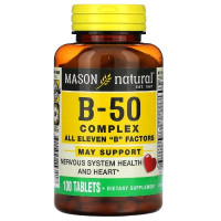 В комплекс Mason Natural B-50 Complex 100 Tabs