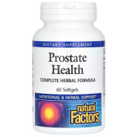 Комплекс для здоров'я передміхурової залози Natural Factors Prostate health 60 Caps