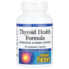 Вітамінно-мінеральний комплекс Natural Factors Thyroid Health Formula 60 Veg Caps