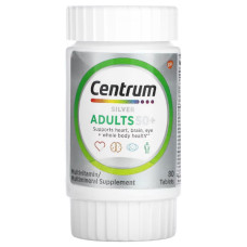 Вітамінно-мінеральний комплекс Centrum Silver, Adults 50+ 80 Tabs
