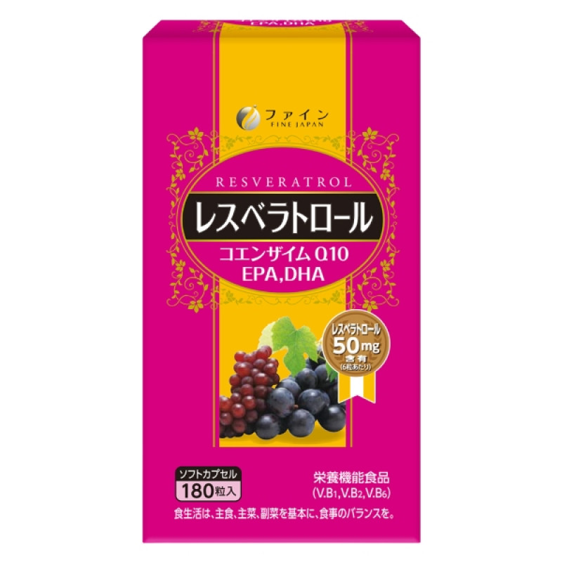 Антиоксидант Fine Japan Resveratrol Q10, EPA, DHA 180 Caps