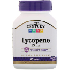 Лікопін 21st Century Lycopene 25 mg 60 Tabs