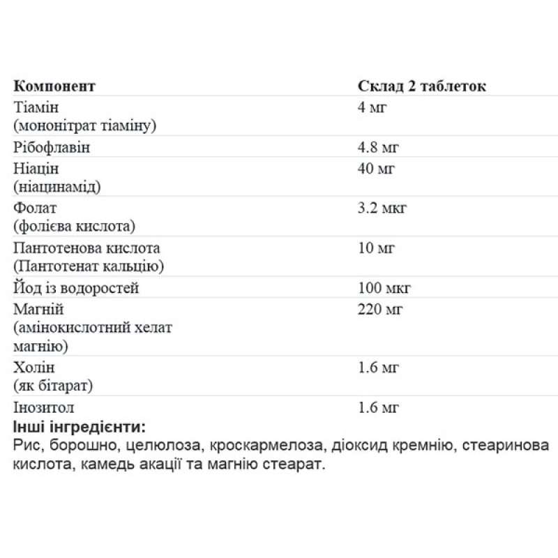 Мікроелемент Магній KAL Magnesium Amino Acid Chelate 100 Tabs