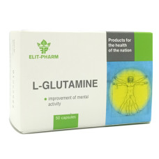 Глютамін Elit-Pharm L- Glutamine 50 Caps