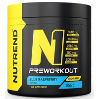Комплекс до тренування Nutrend N1 Preworkout 255 g /30 servings/ Blue Raspberry