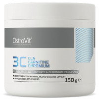 Комплексный жиросжигатель OstroVit 3C CLA L-Carnitine Chromium 150 g /30 servings/ Raspberry Lemonade
