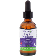 Мелатонін для сну Natrol Liquid Melatonin 1 mg 60 ml /15 servings/ Berry