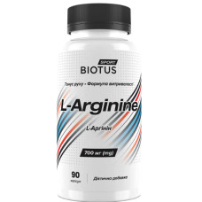 Аргінін Biotus L-Arginine 700 mg 90 Caps