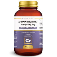 Мікроелемент Хром Innoceuticа Chromium Picolinate 400 mcg 90 Caps