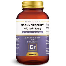 Мікроелемент Хром Innoceuticа Chromium Picolinate 400 mcg 90 Caps