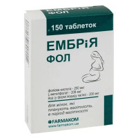 Копмлекс для профилактики репродуктивной функции у женщин Farmakom ЕмбриЯ ФОЛ 150 таб