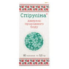 Спіруліна Farmakom Спіруліна Джерело Природного Йоду 80 таб