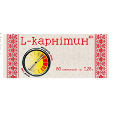 Карнітін Farmakom L-Карнітин 80 таб