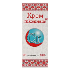 Мікроелемент Хром Farmakom Хром (Піколінат) 50 таб