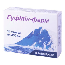Комплекс для профілактики дихальної системи Farmakom Еуфілін-фарм 30 капс